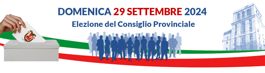 Elezioni del Consiglio Provinciale domenica 29 settembre 2024