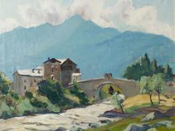 quadro di Paolo Punzo - Ponte di Combo